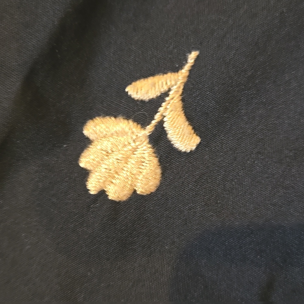 Anthropologie Stylish Embroidered Black Blouse - Picture 6 of 9